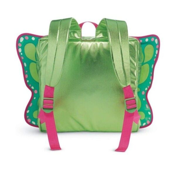 American Girl WellieWishers Flutter Wings Doll Carrier for 14.5" Dolls , Green - Picture 2 of 6